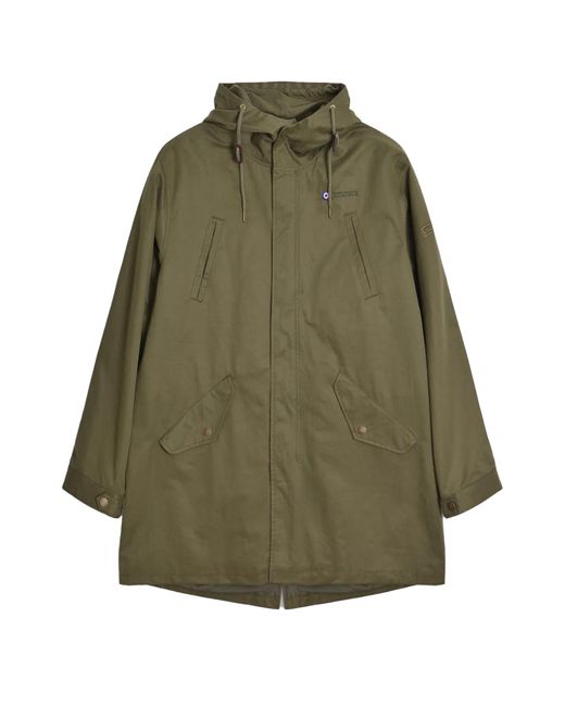 Lambretta Green Shower Resistant Parka for men