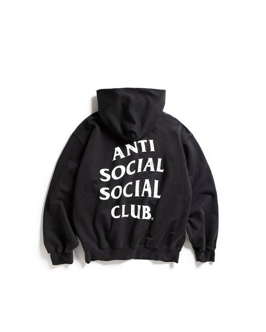 ANTI SOCIAL SOCIAL CLUB Black Anti Social Club Assc Weathered Hoodie