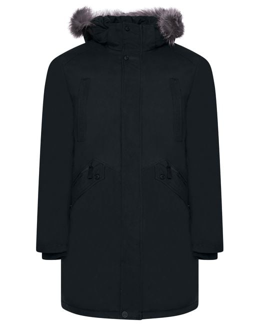 R.LONYR Blue Mo Hooded Puffer Jacket for men