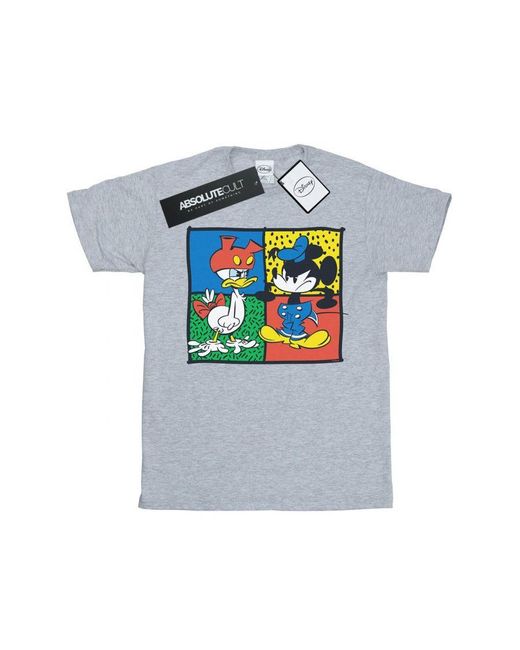 Disney Blue Mickey Mouse Donald Clothes Swap T-Shirt (Sports) for men