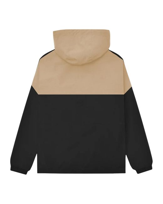 Lambretta Black Ss26 Contrast Panel Jacket /Cashew) for men