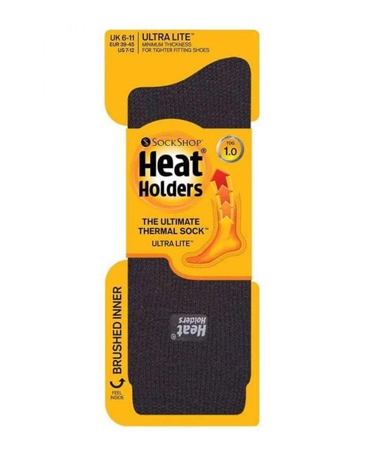 Heat Holders Black Ultra Lite for men