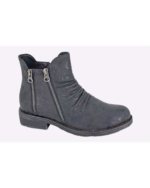 Cipriata Gray Agatina Ankle Boots