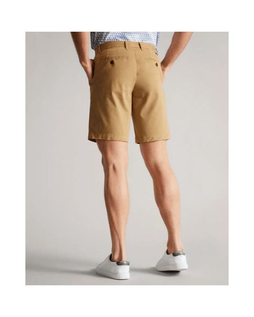 Ted Baker Natural Ashfrd Chino Shorts for men