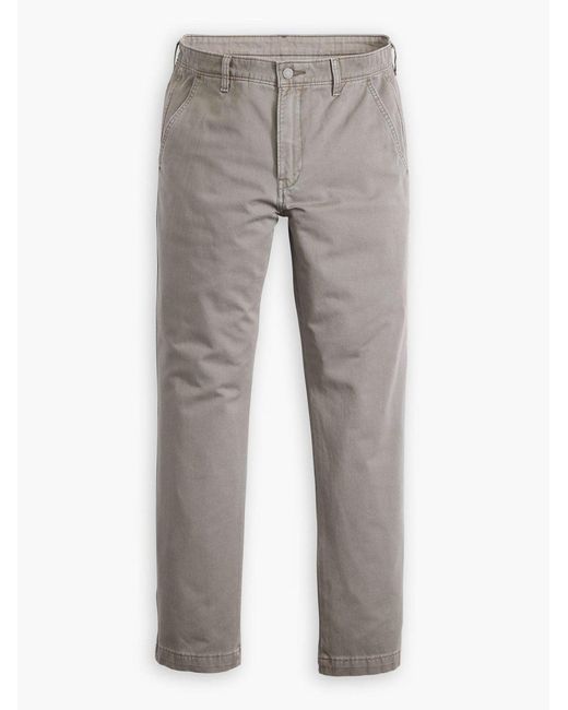 Levi's Gray Levi's Pewter Soft Authentic Chino for men