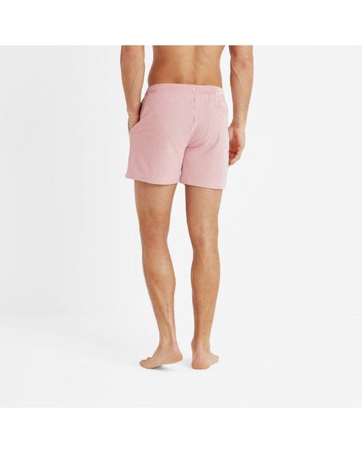 TOG24 Pink Micah Shorts Washed Stripe for men