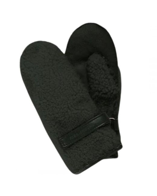 Parajumpers Black Fluffy Mittens Gables Gloves