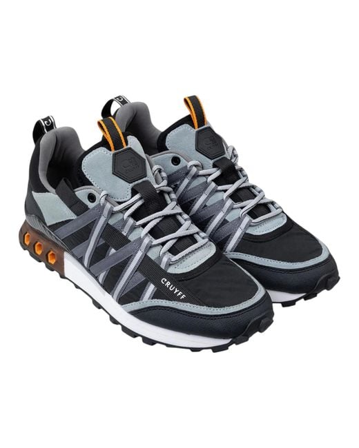 Cruyff Black Trainers Fearia Hex-Tech Lace Up for men