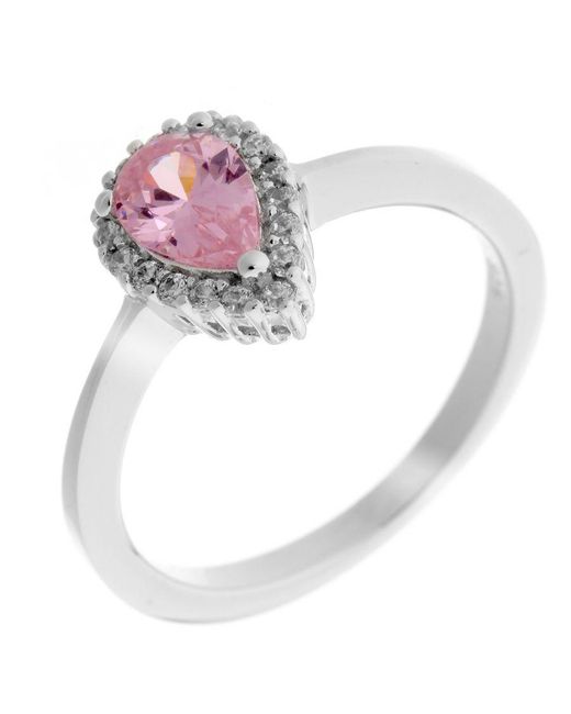 Orphelia Pink 925 Sterling Ring