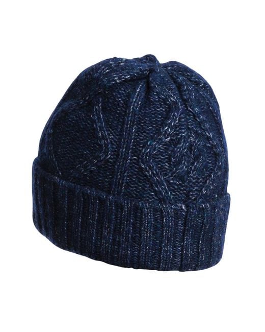 Parajumpers Blue Kerr Hat Peacot for men
