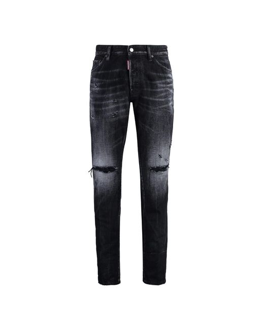 DSquared² Blue Warp Wash Cool Guy Jeans Cotton for men