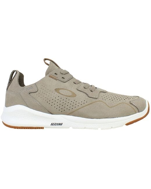 Oakley Gray 4Am Premium Trainers Suede for men