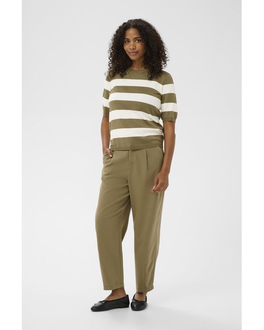 Kaffe Pullover Kalizza Pullover Regular Fit in het Green