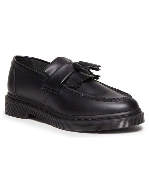 Dr. Martens Black Dr Adrian Mono Tassel Shoes for men