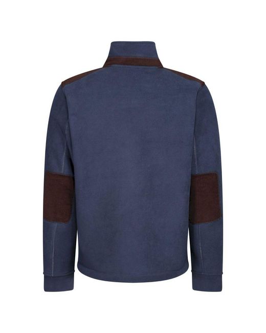 Regatta Blue Faversham Full Zip Fleece Jacket for men