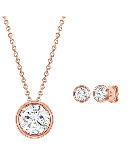 Rafaela Donata Metallic Sterling Set (Necklace + Earring)