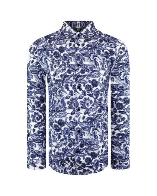 Ted Baker Blue Uldale Parsley Shirt for men