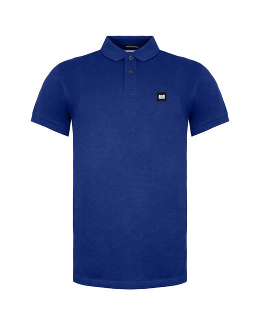 Weekend Offender Blue Barnum Yale Polo Shirt for men