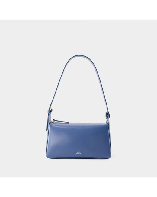 A.P.C. Blue Virginie Baguette Bag