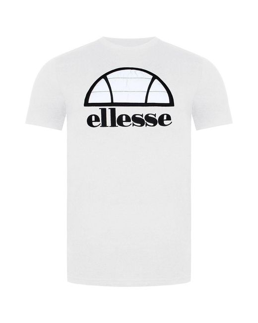 Ellesse White Quil T-Shirt Cotton for men