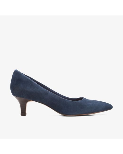 Clarks Blue Shondrah Jade Suede Shoes