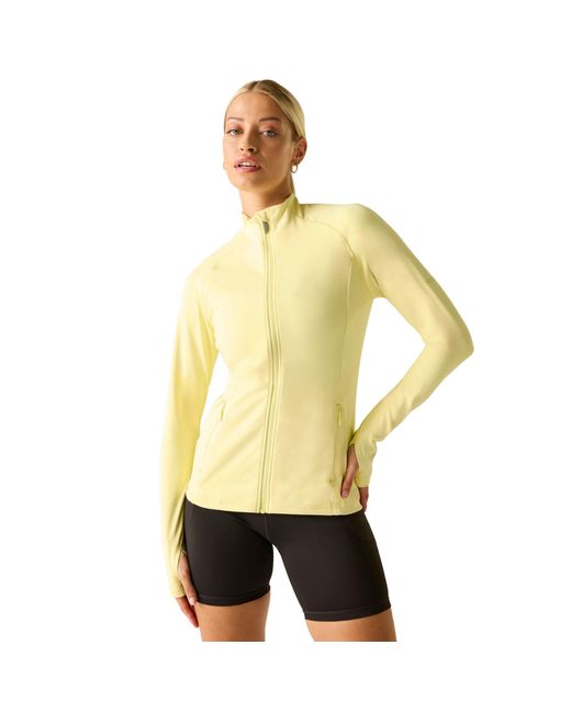 Dare 2b Yellow Ladies Refresh Full Zip Midlayer (Wax)