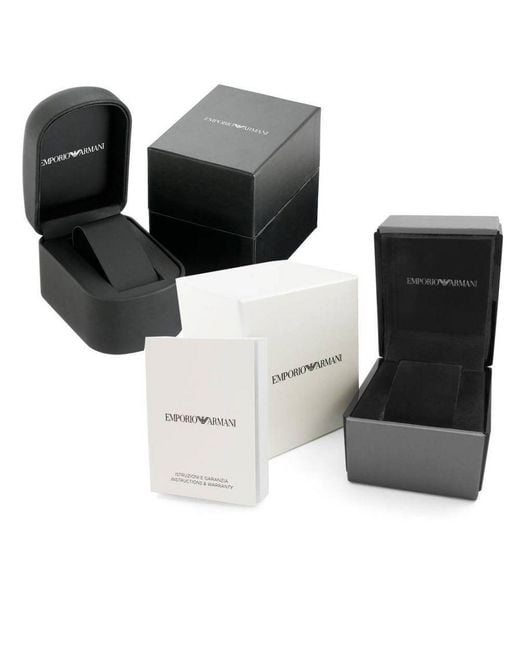 Emporio Armani Metallic Chronograph Watch Ar1811 for men