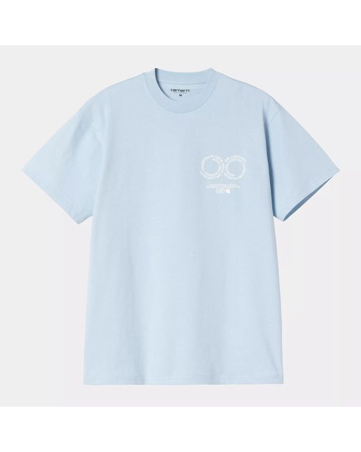 Carhartt Blue S/S Rotation T-Shirt Air Sky for men