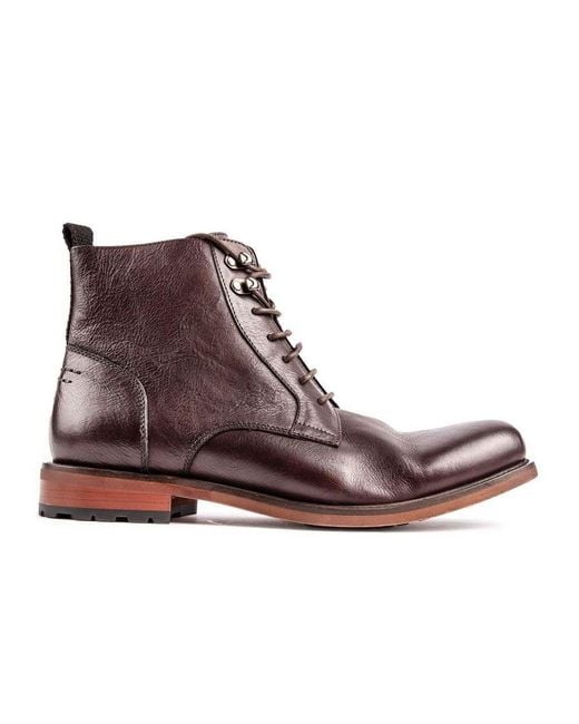 Sole Brown Crafted Chisel Ankle Boots for men