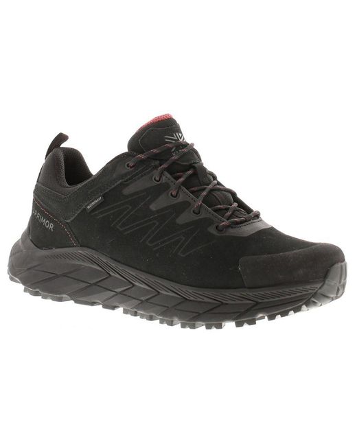 Karrimor Black Walking Boots Goshawk Low Wt Leather Lace Up