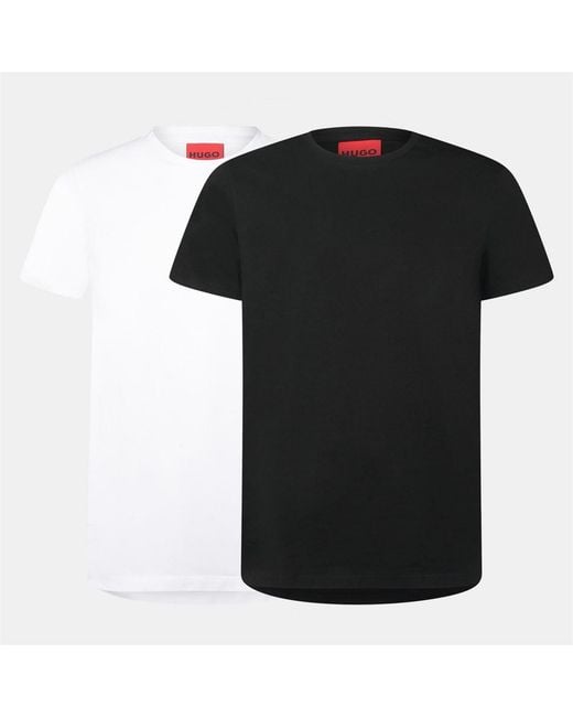 HUGO Black Pack Slim Fit T Shirts for men