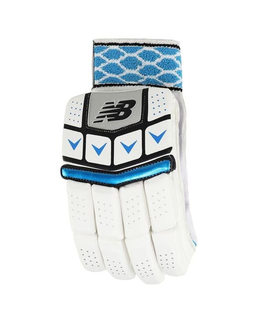 New Balance Blue Burn Adult Cricket Batting Gloves for men