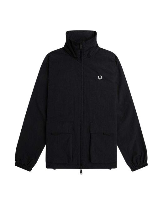 Fred Perry Blue Patch Pocket Jacket