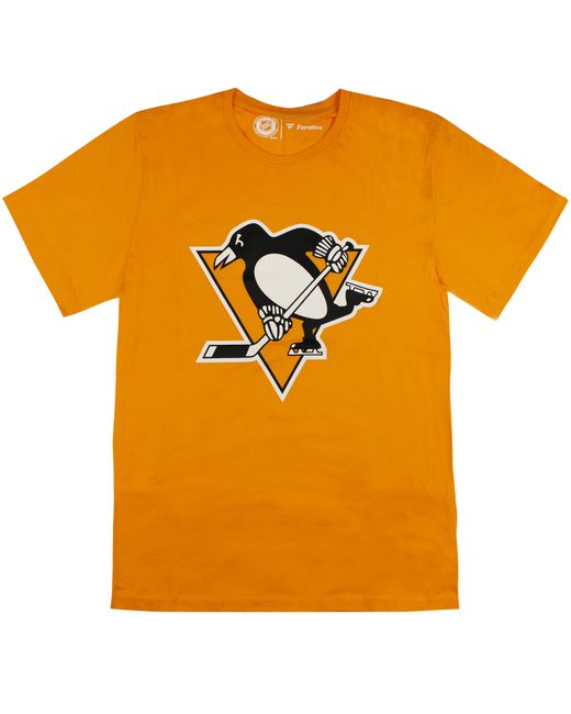 Fanatics Orange Nhl Pittsburgh Penguins T-Shirt for men