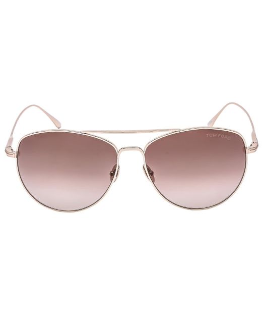 Tom Ford Pink Ft0784 28F Milla Sunglasses Metal
