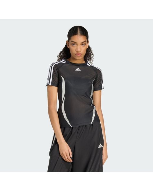 Adidas Black Adilenium Season 4 Teamgeist Tight Sheer Tee