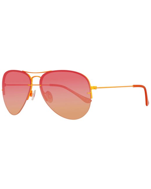 Benetton Pink Sunglasses 60/14/140 Mm Metal