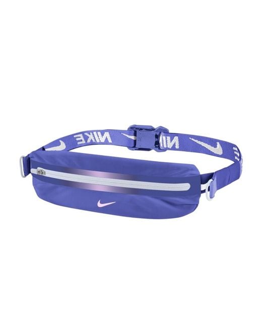 Nike Blue 4.0 Slim Logo Waist Bag