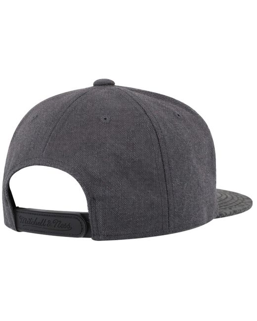 Mitchell & Ness Gray Nba Los Angeles Lakers Cracked Reflective Cap