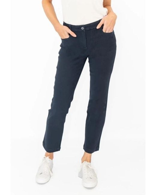 White Stuff Blue Sienna Stretch Trousers