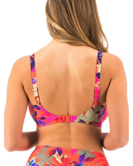 Fantasie Pink Underwired Gathered Bikini Top