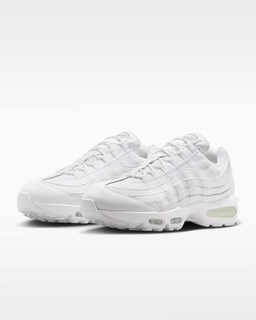 Nike White Air Max 95 Trainers