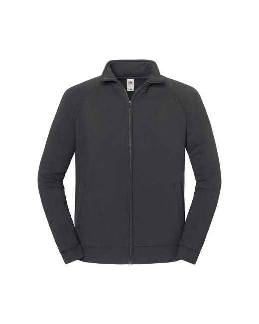 Fruit Of The Loom Gray Adult Sweat Jacket (Light Graphite)