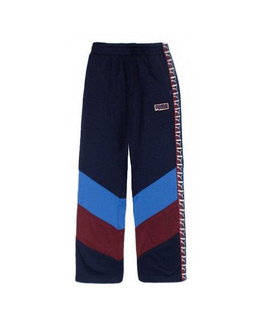 PUMA Blue X Rihanna Fenty Wide Leg Track Pants