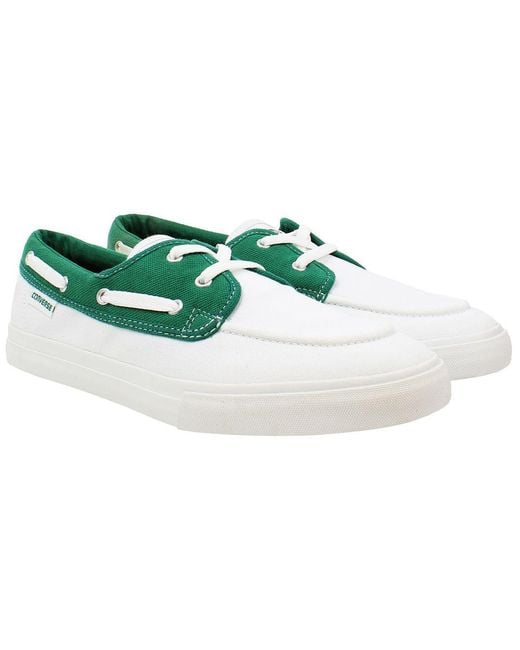 Converse Green Sea Star Ox Boat Shoes Textile for men