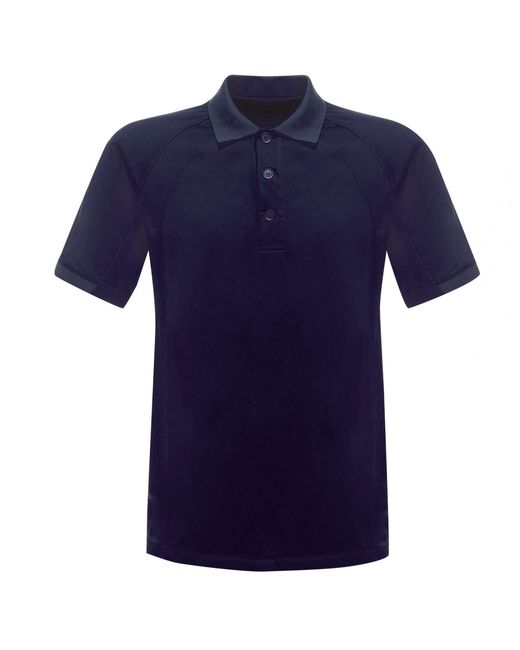 Regatta Blue Hardwear Coolweave Short Sleeve Polo Shirt for men