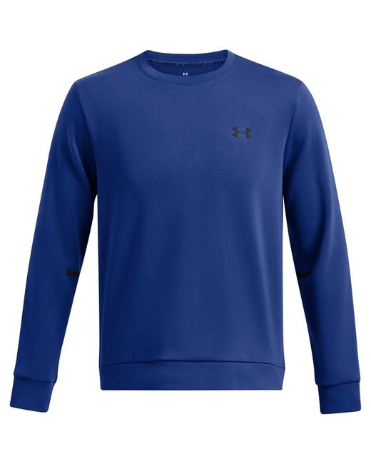 Under Armour Blue Ua Unstoppable Fleece Crew Eu Sweatshirt for men