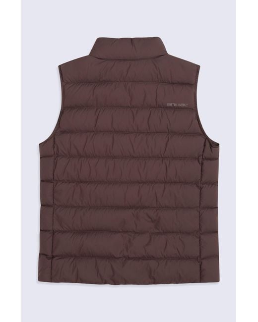 Mountain Warehouse Brown Lightweight Down Gilet Water Resistant Sleeveless Body Warmer Jacket