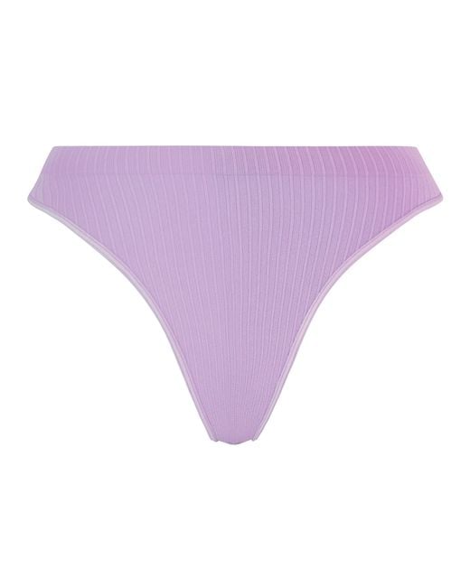 Hunkemöller Purple Dianne High Leg Thong