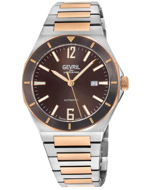 Gevril Gray High Line 48403B Swiss Automatic Sellita Sw200 Watch for men